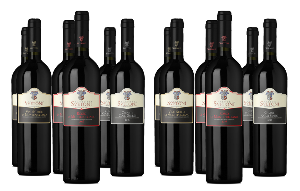 DISCOVER Denomination Red Wines Lovers GOLD 12 BOTTLES
